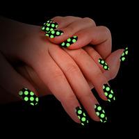 Glow Polka Dot Nail Foils