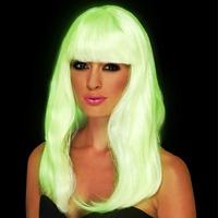 glow in the dark glam wig