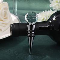 Glass Bottle Favor Bottle Stoppers Classic Theme 3 1/2\