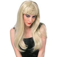 glamour wig blonde with fringe