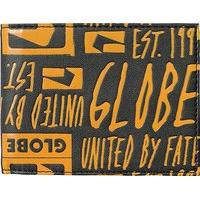 globe patrol wallet black orange