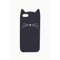 GLITTER CAT IPHONE 5 CASE