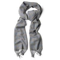 Glenchecked Scarf - Charcoal Melange