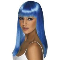 glamourama wig neon blue