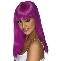 glamourama wig neon purple