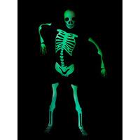 glow in the dark skeleton morphsuit