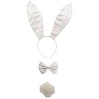 glitter bunny dress up set white accessory for fancy dress
