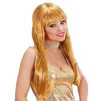 Glitzy Glamour With Tinsel - Gold Wig For Hair Accessory Fancy Dress