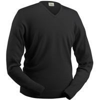 Glenbrae Merino V-Neck Sweater Charcoal