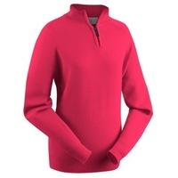 glenbrae lambswool zip neck ladies sweater lilly