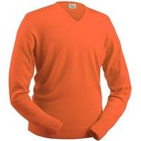 Glenbrae Merino V-Neck Sweater Saffron