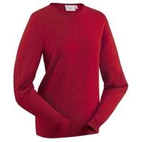Glenbrae Lambswool Crew Neck Ladies Sweater Cardinal