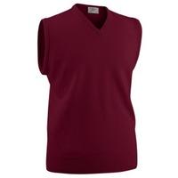 Glenbrae Lambswool V-Neck Slipover Claret