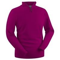Glenbrae Lambswool Zip Neck Sweater Imperial