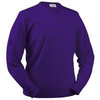 Glenbrae Lambswool V-Neck Sweater Emperor