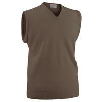 Glenbrae Lambswool V-Neck Slipover Latte