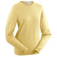 glenbrae lambswool crew neck ladies sweater corn