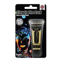 Glow In The Dark Body Paint, Clear, 10ml, Blister Pack