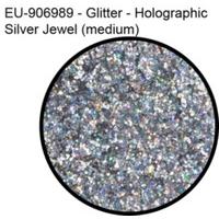 Glitter - Holographic Jewel Silver Mediu