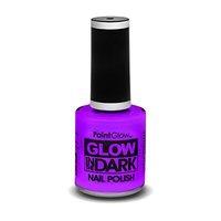 Glow In The Dark Nail Polish, Violet, 10ml