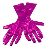 Gloves Metallic Cerise