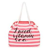 Glamorous Slogan Beach Bag