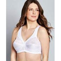 Glamorise Classic Non Wired White Bra