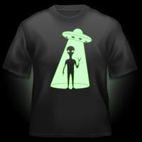 Glow UFO Alien T-Shirt