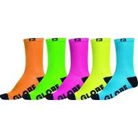 globe fluro 5 pack crew socks multicoloured