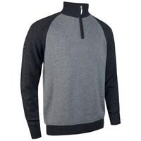 Glenmuir Mens Joseph Colour Block Zip Neck Sweater