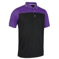 glenmuir mens fredrick colour block polo shirt