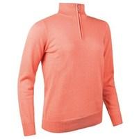 glenmuir ladies harper cotton zip neck sweater