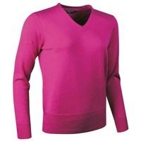 glenmuir ladies yasmin cotton v neck sweater