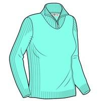 Glenmuir Ladies Paula Supersoft Zip Neck Golf Sweater