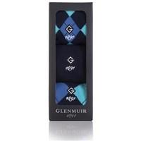 Glenmuir Mens Argyle Golf Socks Gift Box (3 Pairs)
