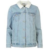 Glamorous Back Logo Denim Jacket