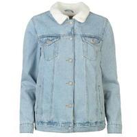 Glamorous Back Logo Denim Jacket