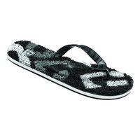 globe merkin matrix flip flops black grey white