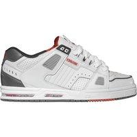 globe sabre shoes white grey red