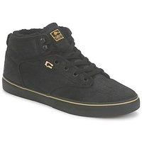 globe motley mid mens shoes high top trainers in black
