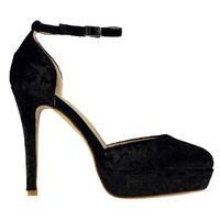 Glamorous Velvet Platform Shoes Ladies