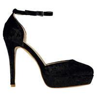 Glamorous Velvet Platform Shoes Ladies