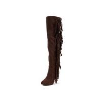 Glamorous Fringed High Heeled Boots