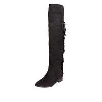 Glamorous Over The Knee Fringe Boots