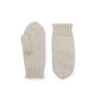 glitzy knitted mittens