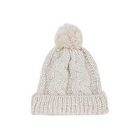 glitzy knitted bobble hat