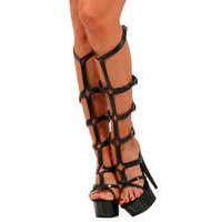 Gladiator styled plateau sandals