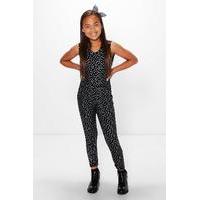 Glitter Party Jumpsuit - black