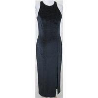 Glamour: Size S: Black long evening dress