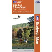 Glen Esk & Glen Tanar - OS Explorer Active Map Sheet Number 395